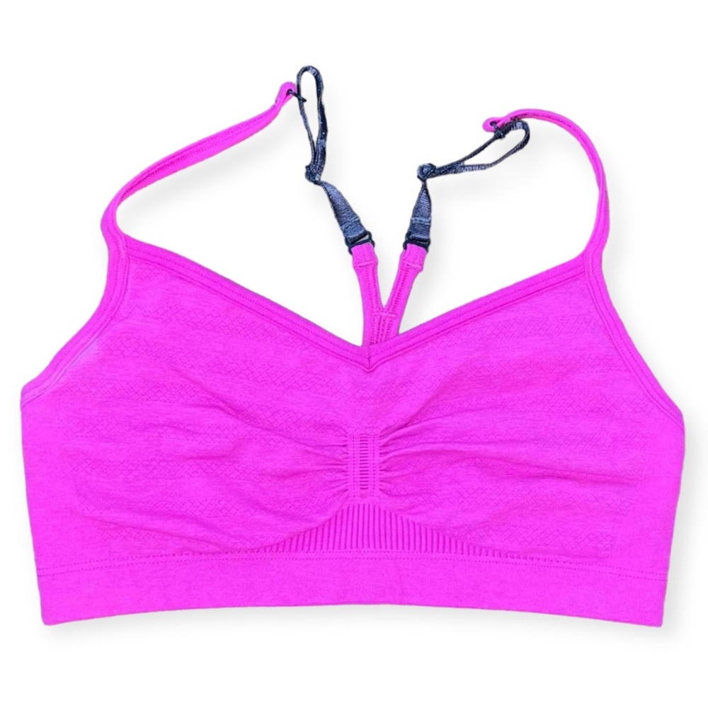 Lululemon Ebb & flow sports bra pink size 6